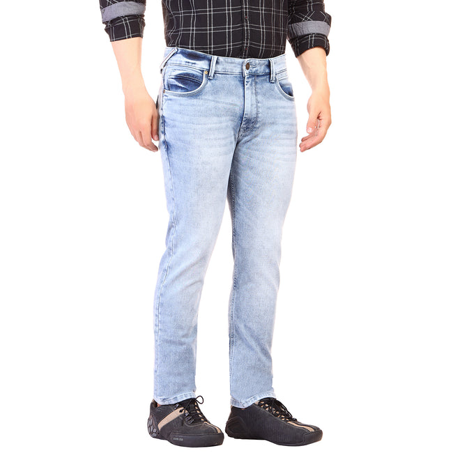 Living Legend  Men Ice Blue Slim Fit Low-Rise  Stretchable  Jeans