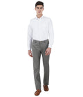 Living Legend Men Platinum Printed Slim fit Low Rise Stretch Casual Trouser