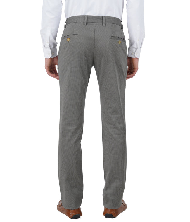 Living Legend Men Platinum Printed Slim fit Low Rise Stretch Casual Trouser