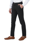 Living Legend Men Liquorice checks Slim fit Low Rise Stretch Casual Trouser