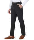 Living Legend Men Elephant Grey Twill slim fit Mid Rise Casual Trouser