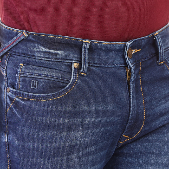 Living Legend Blue Slim Fit Low-Rise  Stretchable  Jeans