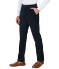 Living Legend Men Pilot Blue Twill slim fit Mid Rise Casual Trouser