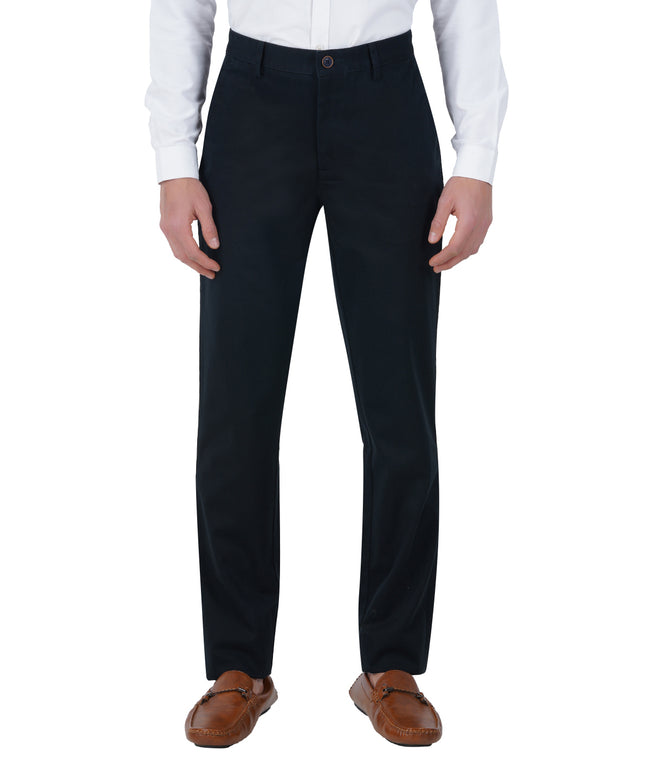 Living Legend Men Pilot Blue Twill slim fit Mid Rise Casual Trouser