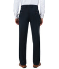 Living Legend Men Pilot Blue Twill slim fit Mid Rise Casual Trouser