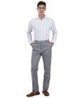 Living Legend Men Ash Twill slim fit Mid Rise Casual Trouser