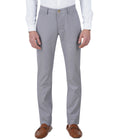Living Legend Men Cadet Grey Dobby Slim fit Low Rise Stretch Casual Trouser