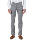 Living Legend Men Black Olive Checks Slim fit Low Rise Stretch Casual Trouser