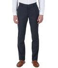 Living Legend Men Duke Blue checks Slim fit Low Rise Stretch Casual Trouser