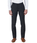 Living Legend Men Charcoal checks Slim fit Low Rise Stretch Casual Trouser