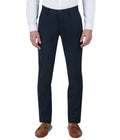 Living Legend Men Federal Blue Printed Slim fit Low Rise Stretch Casual Trouser