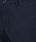 Living Legend Men Federal Blue Printed Slim fit Low Rise Stretch Casual Trouser