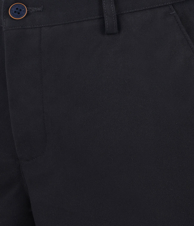 Living Legend Men Galaxy Black Twill slim fit Mid Rise Casual Trouser