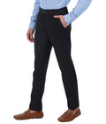 Living Legend Men Galaxy Black Twill slim fit Mid Rise Casual Trouser