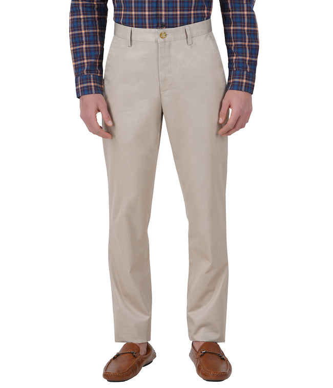 Living Legend Men Sand Twill slim fit Mid Rise Casual Trouser