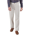 Living Legend Men Ivory Twill slim fit Mid Rise Casual Trouser