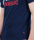 Living Legend Men Navy Slim Fit Round Neck T - Shirt