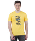 Living Legend Men Yellow Slim Fit Round Neck T - Shirt
