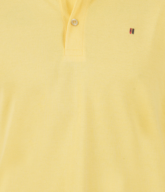 Living Legend  Men Yellow Slim Fit Polo T - Shirt