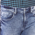 Living Legend Men Light Blue Tint Slim Fit Low-Rise Stretchable Jeans