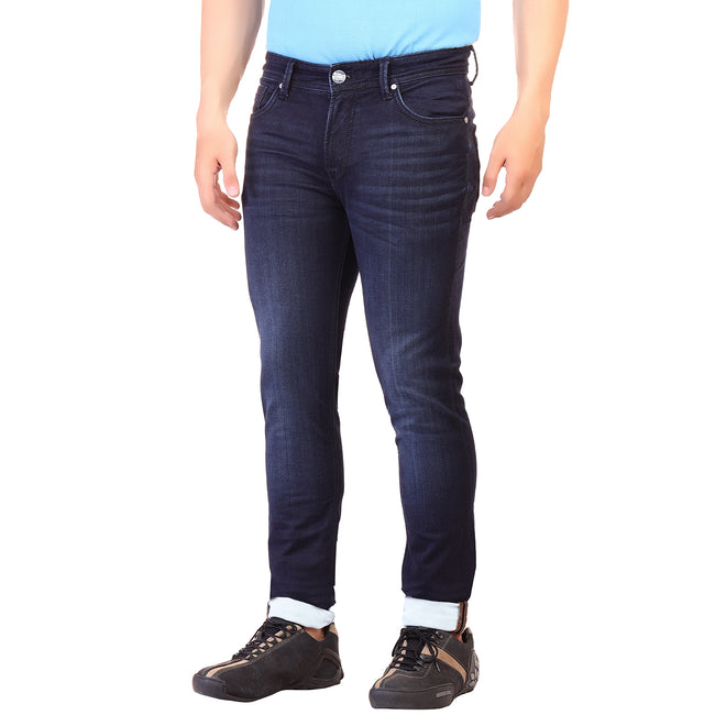 Living Legend Men Indigo Blue Slim Fit Low-Rise  Stretchable  Jeans