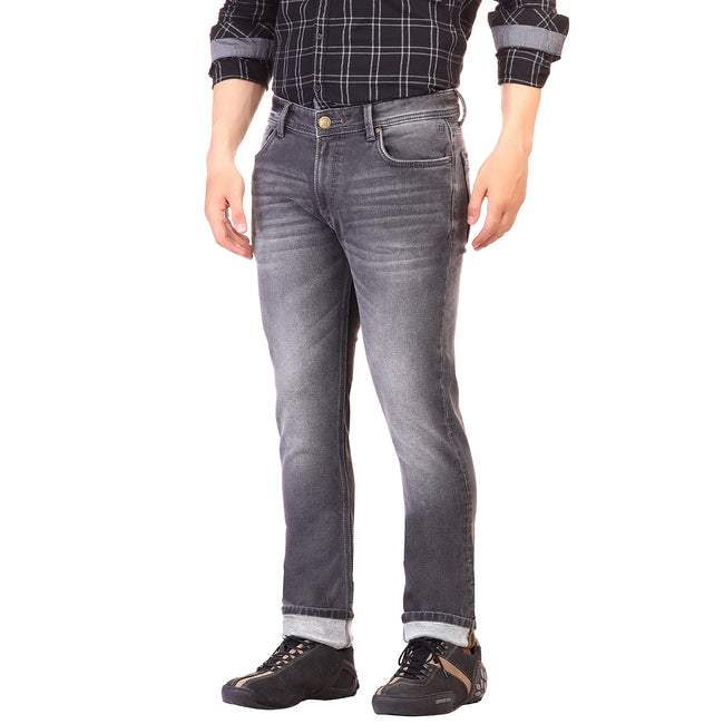 Living Legend  Men Grey Slim Fit Low-Rise  Stretchable  Jeans