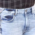 Living Legend  Men Ice Blue Slim Fit Low-Rise  Stretchable  Jeans
