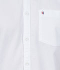 Living Legend Men White Plain Cotton  Slim Fit Half Sleeve  Casual Shirt